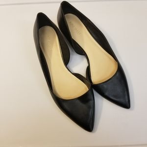 Nine West pointed toe d'orsay flats